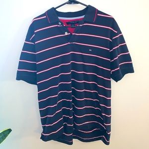 Large stripped Tommy Hilfiger short sleeve shirt